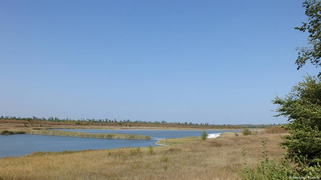 Каховське водосховище у жовтні 2023 року